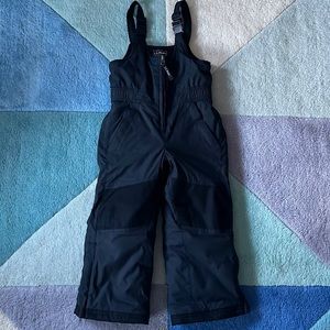 Kids L.L. Bean black snow/ski pants